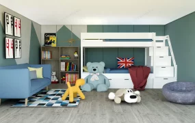 Boys Bunk Bed Room Idea
