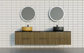 Floating Double Vanity