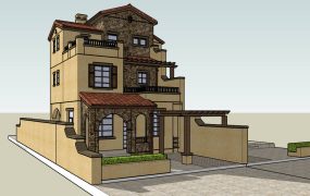Small 3-Story House Design