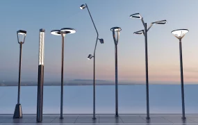 City Street Light Poles