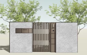 Residential Courtyard Entry Gate