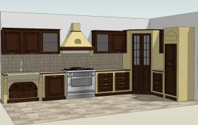 Traditional L Shaped Kitchen Design