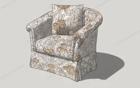 Floral Armchair