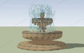 Outdoor Two Tier Bowl Fountain