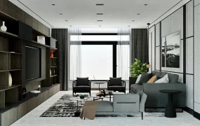 Grey Living Room Idea