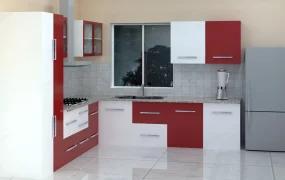Modern L Shaped Modular Kitchen