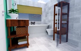 Small Bathroom With Tub And Shower