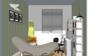 Small Home Office Space Idea