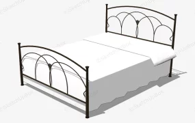 Black Iron Bed
