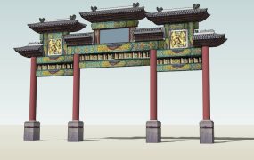 Paifang Chinese Gate