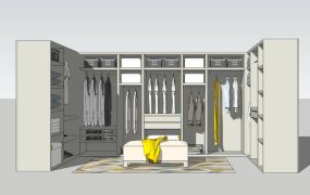 U-shaped Closet Design