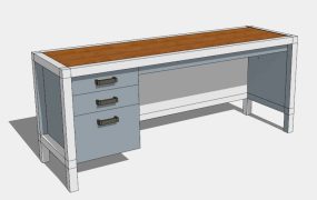 Industrial Writing Desk