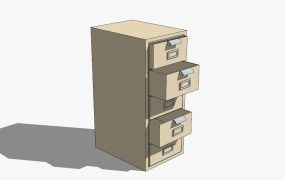 4 Drawer Filing Cabinet