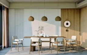 Wabi Sabi Modern Dining Room