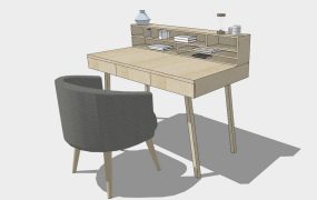 Small Writing Desk With Hutch