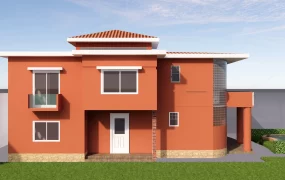 2 Story Residential House Design