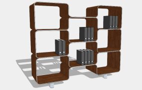 Modern Cube Bookshelf