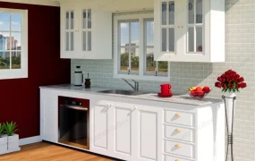 Small White Kitchen Idea