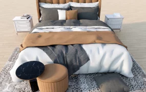 Upholstered Bedroom Set