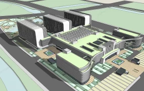 Modern Hospital Facade Design