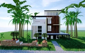 Small Tropical Beach House