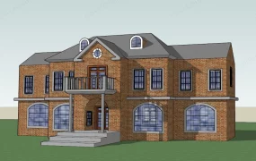 Traditional Brick Estate Mansion