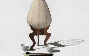 Antique Chinese Table Lamp