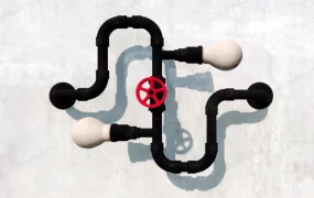 Steampunk Industrial Pipe Wall Lighting