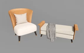 Accent Chair And Bench