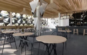 Industrial Coffee Shop Interior Design