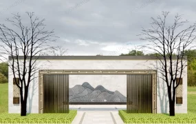 Landscaping Feature Wall