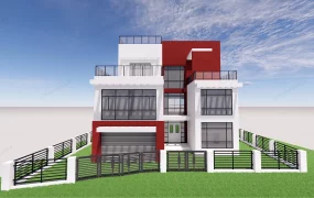 Suburban House Exterior