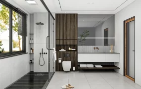 Light Grey Bathroom Design