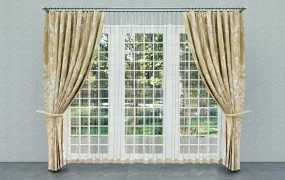 Elegant Living Room Sheer Curtains