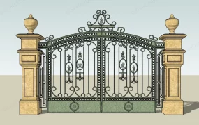 Decorative Driveway Gate