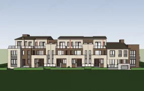 Modern Townhouse Exterior