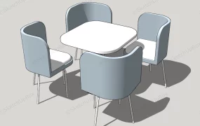 Small Nesting Dining Table Set