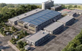 Modern Industrial Complex Layout