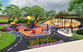 Racing Car Theme Park Adventure Playground