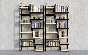 Industrial Bookshelf