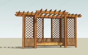 Garden Arbor With Bench