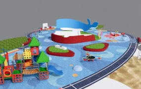 Ocean Theme Whale Playground