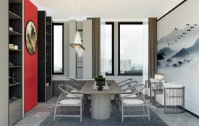 Chinese Tea Room Interior Design