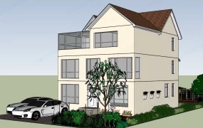 Three Story House