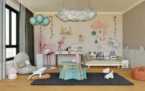 Cute Kids Playroom