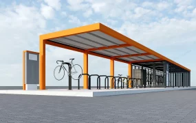 Commercial Bike Storage Shed
