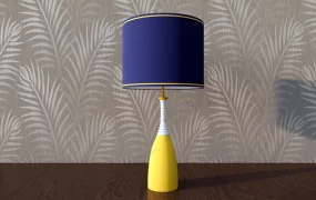Bowling Pin Shape Table Lamp