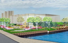 Office Courtyard Landscape