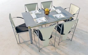 Glass Dining Room Set