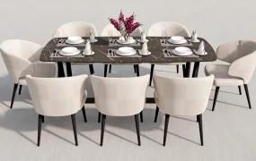 9 Piece Dining Room Set